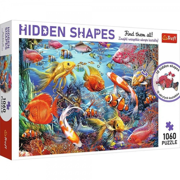 Trefl Puzzle 1060 Teile Hidden Shapes Unterwasser Welt